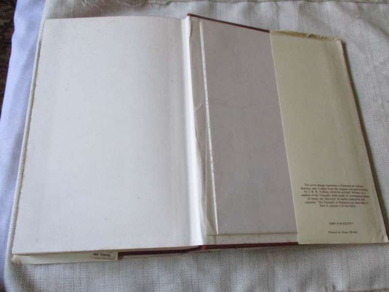 TOLKIEN UNFINISHED TALES OF NUMENOR AND MIDDLE-EARTH - J.R.R. TOLKIEN ( FIRST EDITION 1980 HARDCOVER