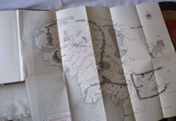 TOLKIEN UNFINISHED TALES OF NUMENOR AND MIDDLE-EARTH - J.R.R. TOLKIEN ( FIRST EDITION 1980 HARDCOVER