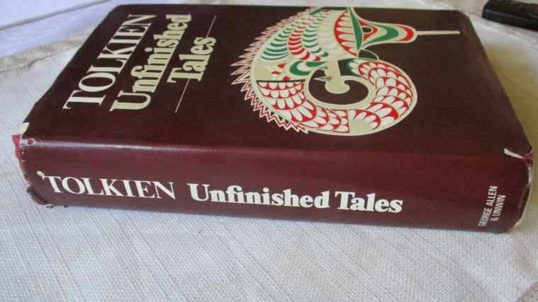 TOLKIEN UNFINISHED TALES OF NUMENOR AND MIDDLE-EARTH - J.R.R. TOLKIEN ( FIRST EDITION 1980 HARDCOVER