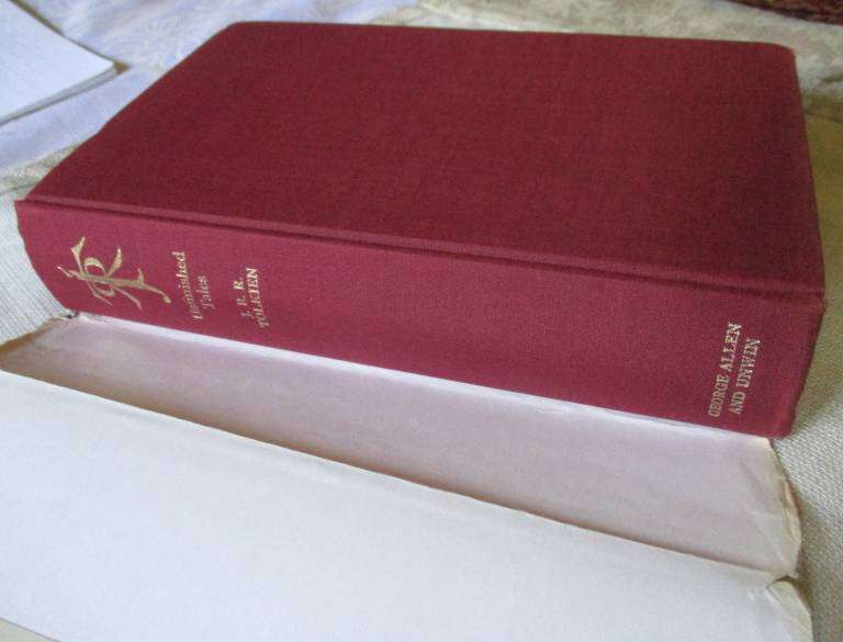 TOLKIEN UNFINISHED TALES OF NUMENOR AND MIDDLE-EARTH - J.R.R. TOLKIEN ( FIRST EDITION 1980 HARDCOVER