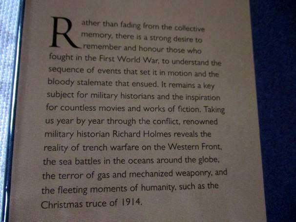 THE FIRST WORLD WAR IN PHOTOGRAPHS - RICHARD HOLMES