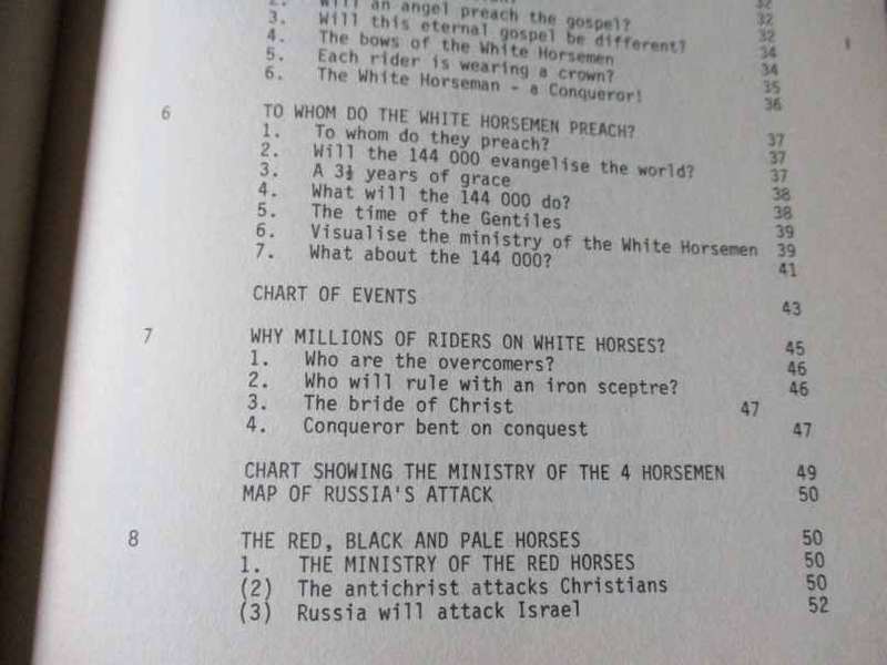 WHO IS THE RIDER ON THE WHITE HORSE -? REV. 6:2 - JACK ARMSTRONG