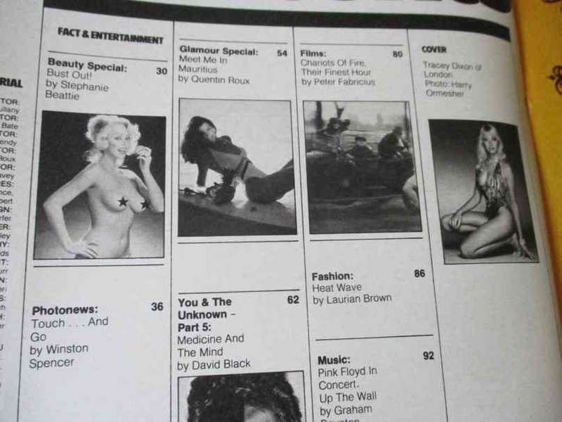 SCOPE MAGAZINE 14 AUGUST 1981 ( harley, leane summerbee - girl of the year. gina pickersgill,