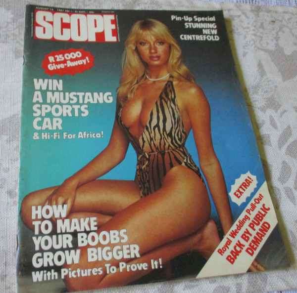SCOPE MAGAZINE 14 AUGUST 1981 ( harley, leane summerbee - girl of the year. gina pickersgill,