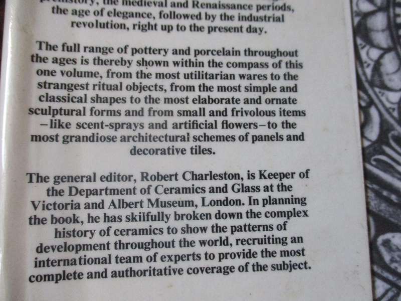 WORLD CERAMICS - AN ILLUSTRATED HISTORY - ROBERT J CHARLESTON