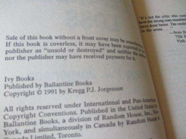 ACCEPTABLE LOSS - AN INFANTRY SOLDIER'S PERSPECTIVE - KREGG P.J. JORGENSON ( vietnam war )