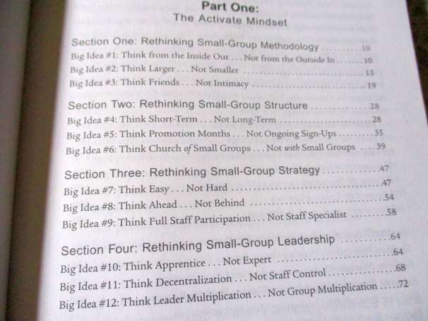 ACTIVATE - AN ENTIRELY NEW APPROACH TO SMALL GROUPS - NELSON SEARCY AND KERRICK THOMAS