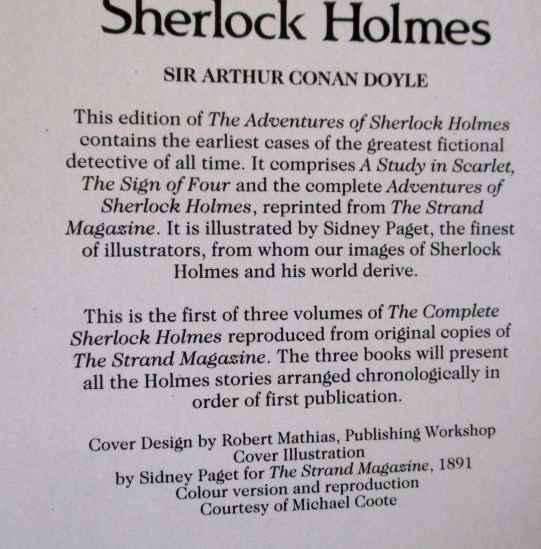 THE ADVENTURES OF SHERLOCK HOLMES - SIR ARTHUR CONAN DOYLE - WORDSWORTH CLASSICS