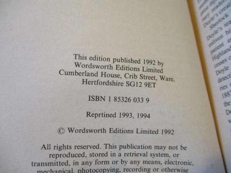 THE ADVENTURES OF SHERLOCK HOLMES - SIR ARTHUR CONAN DOYLE - WORDSWORTH CLASSICS