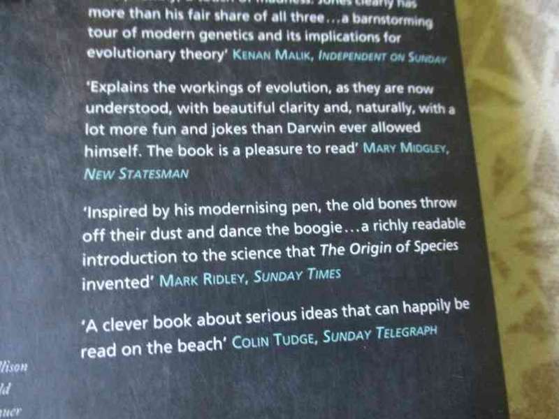 ALMOST LIKE A WHALE - THE ORIGIN OF SPECIES - STEVE JONES