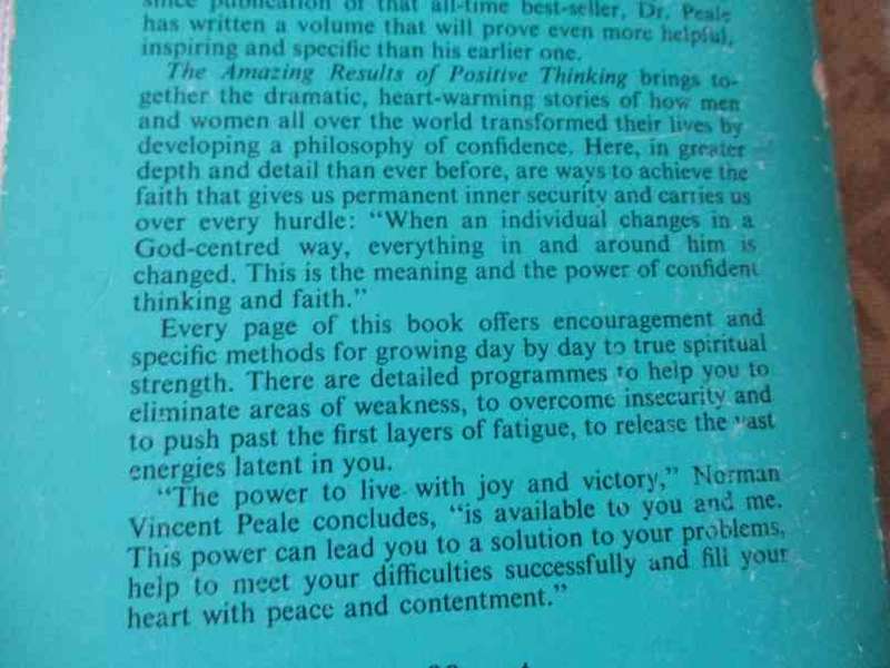 THE AMAZING RESULTS OF POSITIVE THINKING - NORMAN VINCENT PEALE
