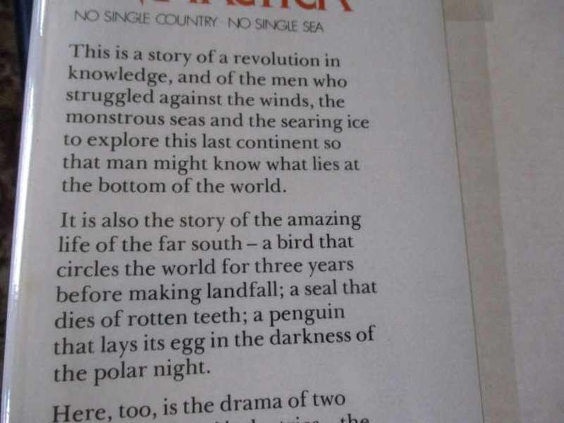 ANTARCTICA - NO SINGLE COUNTRY, NO SINGLE SEA - CREINA BOND & ROY SIEGFRIED & PETER JOHNSON