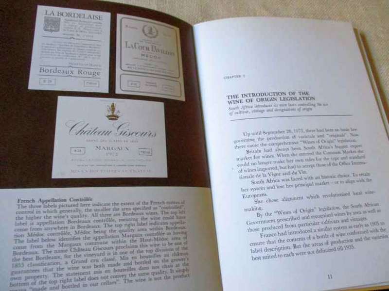 BERTRAM'S GUIDE TO SOUTH AFRICAN WINES OF ORIGIN - ERIC H BOLSMANN