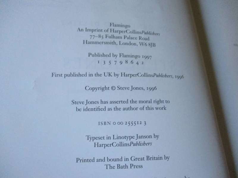 IN THE BLOOD - GOD,  GENES, AND DESTINY - STEVE JONES