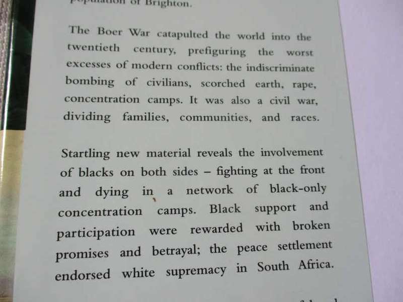 THE BOER WAR - TABITHA JACKSON