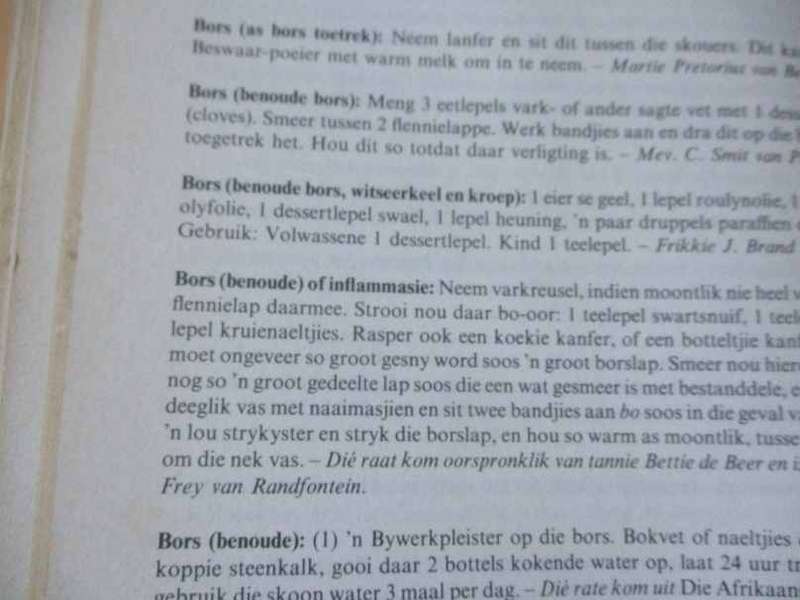 BOERERATE saamgestel deur DANIE SMUTS