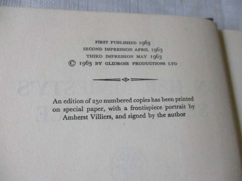 ON HER MAJESTY'S SECRET SERVICE - IAN FLEMING ( THIRD IMPRESSION 1963 ) hardcover
