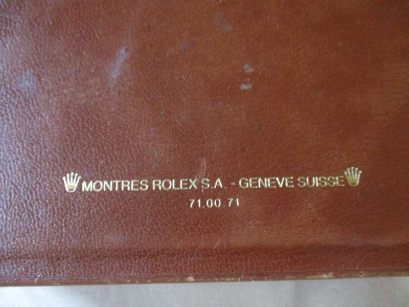 VINTAGE ROLEX WATCH BOX EXCLUDING BUCKLE