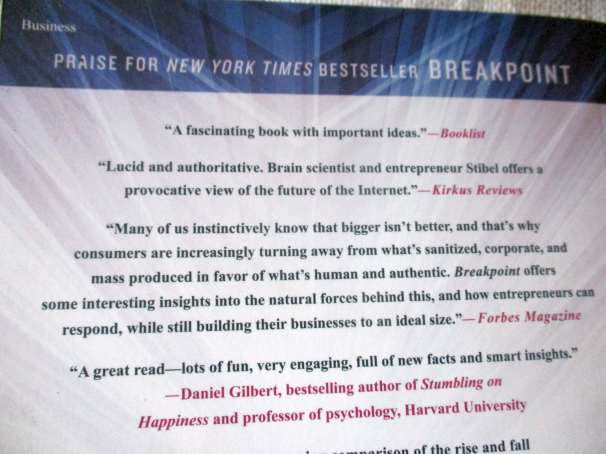 BREAKPOINT - WHY THE WEB WILL IMPLODE, ..... - JEFF STIBEL