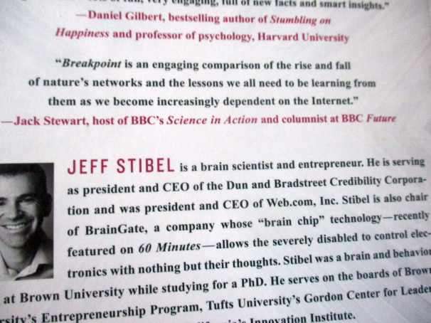 BREAKPOINT - WHY THE WEB WILL IMPLODE, ..... - JEFF STIBEL