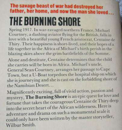THE BURNING SHORE - WILBUR SMITH