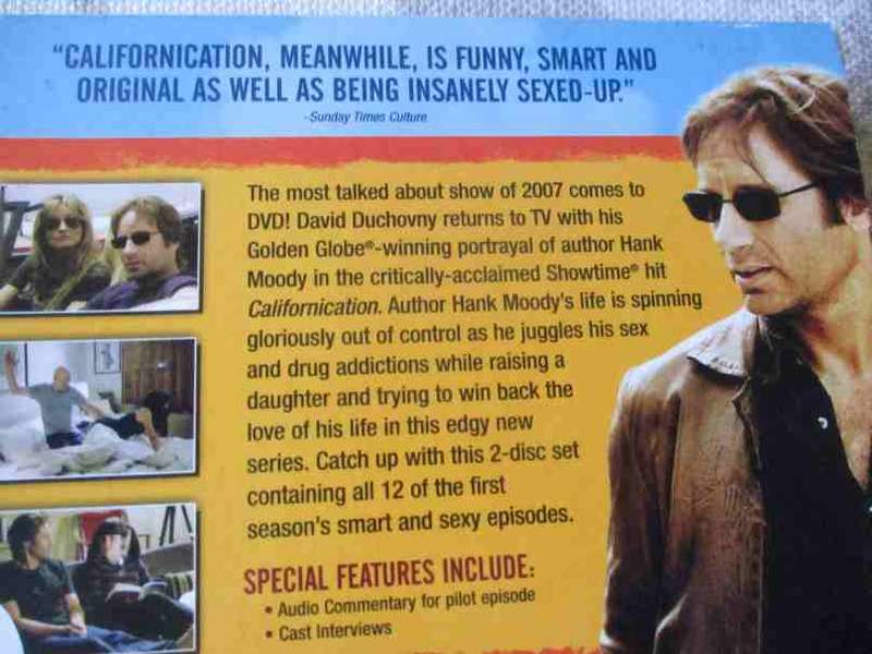 CALIFORNIFICATION THE FIRST SEASOND DVD SET