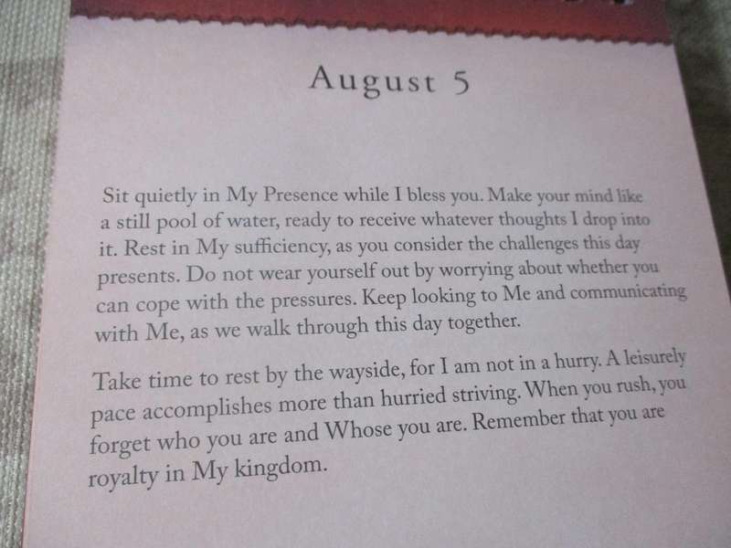 JESUS CALLING - ENJOYING PEACE IN HIS PRESENCE - AN INSPIRATIONAL DAYSPRING DAYBRIGHTENER - SARAH ..