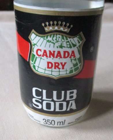 OLD S.A. CANADA DRY CLUB SODA 350 ml  GLASS BOTTLE