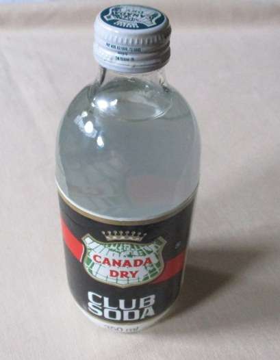 OLD S.A. CANADA DRY CLUB SODA 350 ml  GLASS BOTTLE