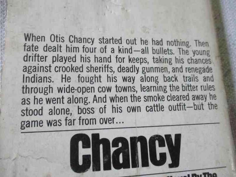 CHANCY - LOUIS L`AMOUR ( WESTERN )
