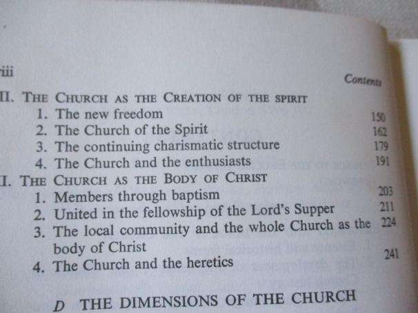 THE CHURCH - HANS KUNG