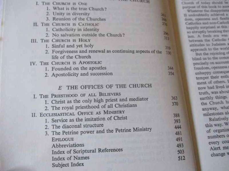 THE CHURCH - HANS KUNG