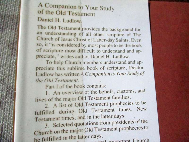 A COMPANION TO YOUR STUDY OF THE OLD TESTAMENT - DANIEL H LUDLOW