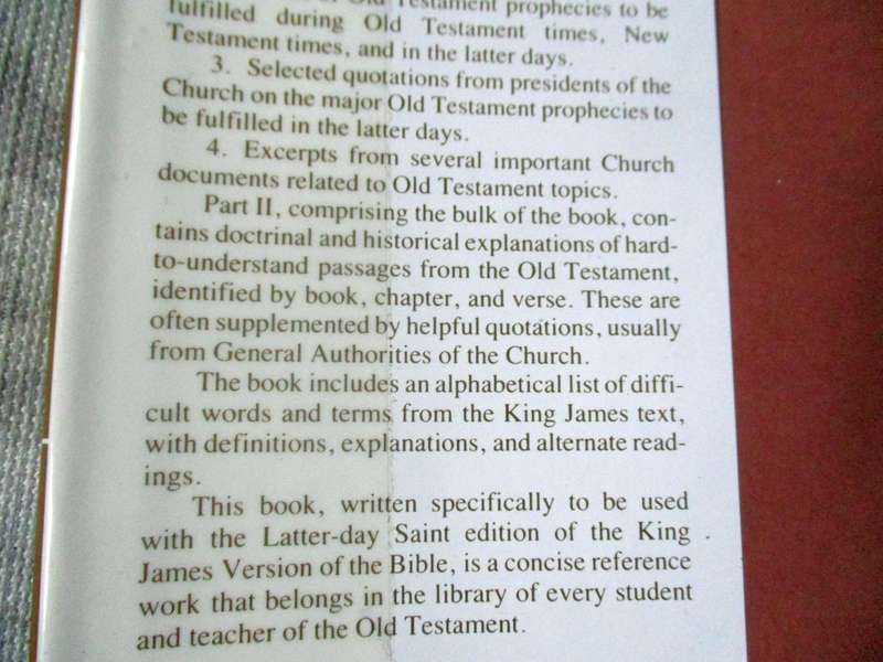 A COMPANION TO YOUR STUDY OF THE OLD TESTAMENT - DANIEL H LUDLOW