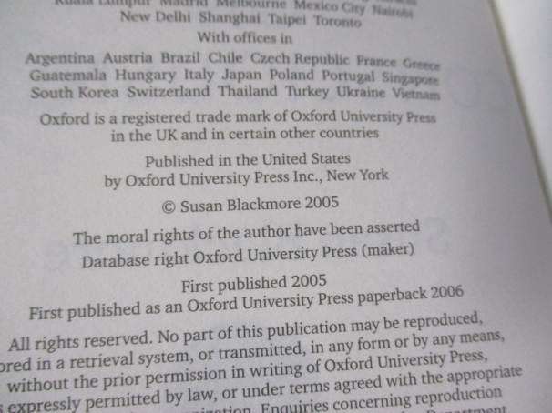 CONVERSATIONS ON CONSCHIOUSNESS - SUSAN BLACKMORE