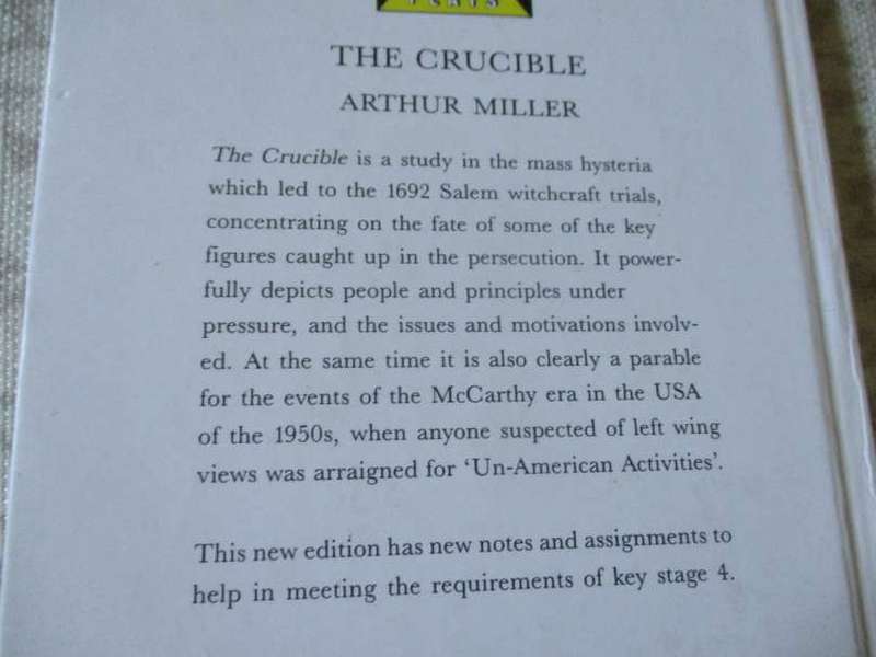 THE CRUCIBLE - ARTHUR MILLER