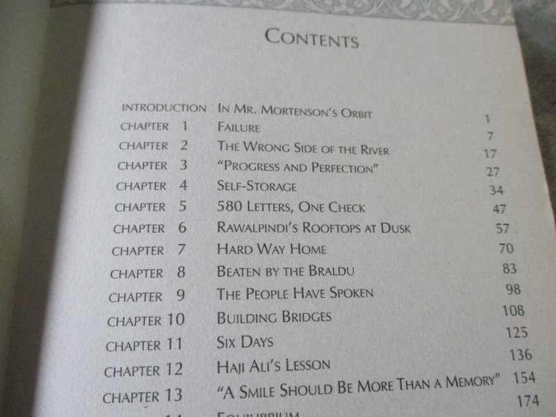 THREE CUPS OF TEA - GREG MORTENSON AND DAVID OLIVER RELIN
