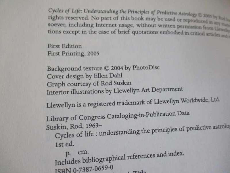 CYCLES OF LIFE - UNDERSTANDING THE PRINCIPLES OF PREDICTIVE ASTROLOGY - ROD SUSKIN