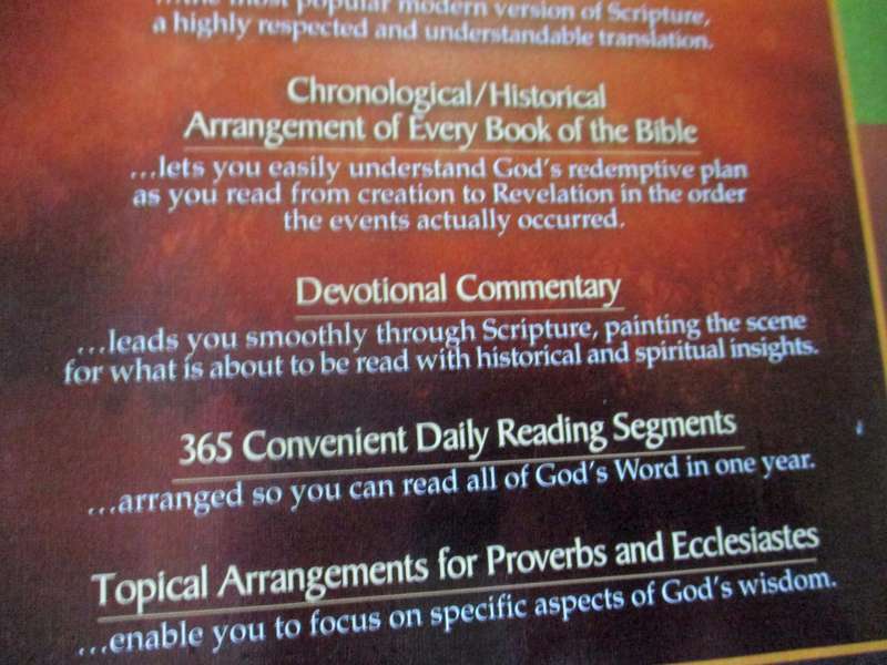 THE DAILY BIBLE - IN CHRONOLOGICAL ORDER 365 DAILY READINGS - NEW INTERNATIONAL VERSION
