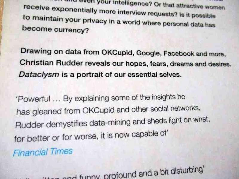 DATACLYSM - WHAT OUR ONLINE LIVES TELL US ABOUT OUR OFFLINE SELVES - CHRISTIAN RUDDER