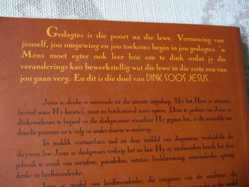 DINK SOOS JESUS - DIE KREATIEWE OPLOS VAN PROBLEME EN DIE SKEP VAN GELEENTHEDE - KOBUS NEETHLING