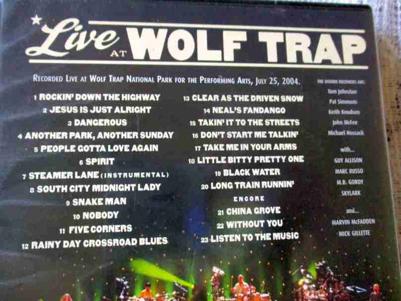 DOOBIE BROTHERS - LIVE AT WOLFTRAP - DVD