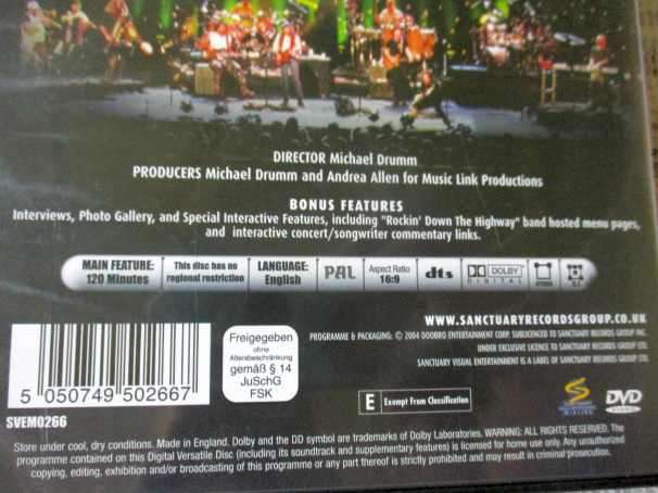 DOOBIE BROTHERS - LIVE AT WOLFTRAP - DVD
