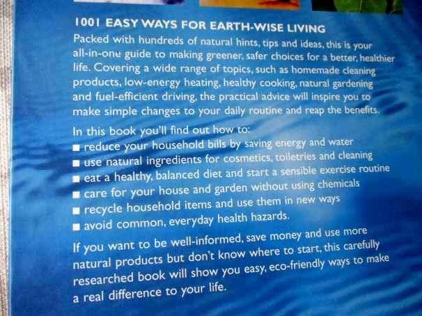 1001 EASY WAYS FOR EARTH-WISE LIVING - NATURAL AND ECO-FRIENDLY IDEAS THAT ...  - READERR'S DIGEST