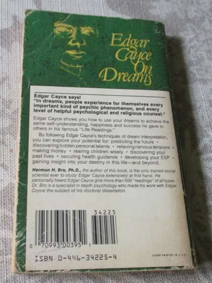 EDGAR CAYCE ON DREAMS - HERMON H BRO, Ph.D