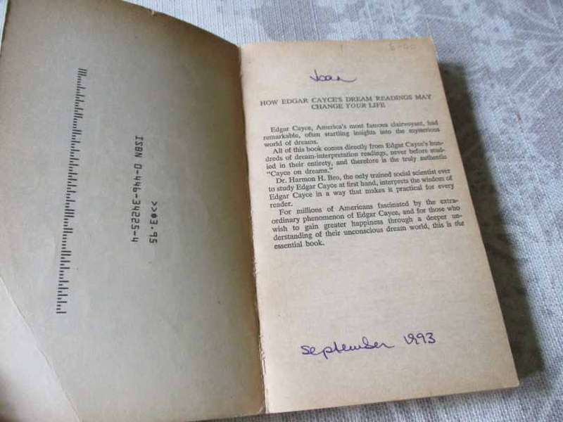 EDGAR CAYCE ON DREAMS - HERMON H BRO, Ph.D