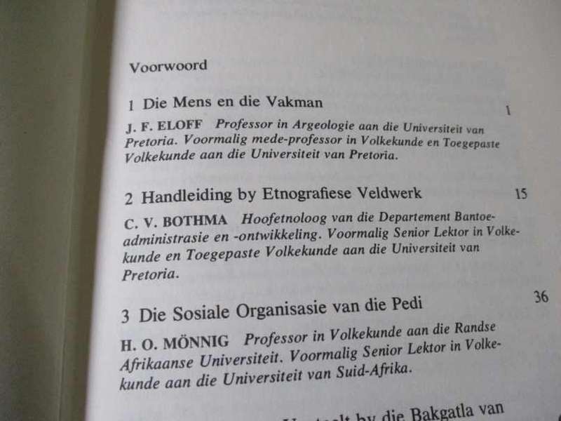 ETNOGRAFIESE STUDIES IN SUIDELIKE AFRIKA - J.F. ELOFF EN R.D. COERTZE
