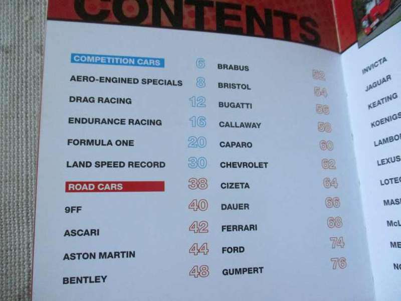 WORLD'S FASTEST CARS - THE FASTEST ROAD AND RACING CARS ON EARTH - HAYNES POCKET MANUAL