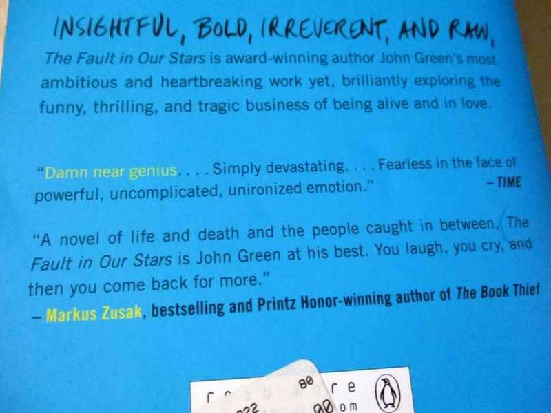 THE FAULT IN OUR STARS - JOHN GREEN
