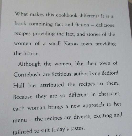 FIG JAM AND FOXTROT - TALES OF LIFE, LOVE AND FOOD IN THE KAROO - A COOKBOOK - LYNN BEDFORD HALL